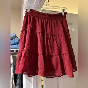 Maroon skirt! Never worn.